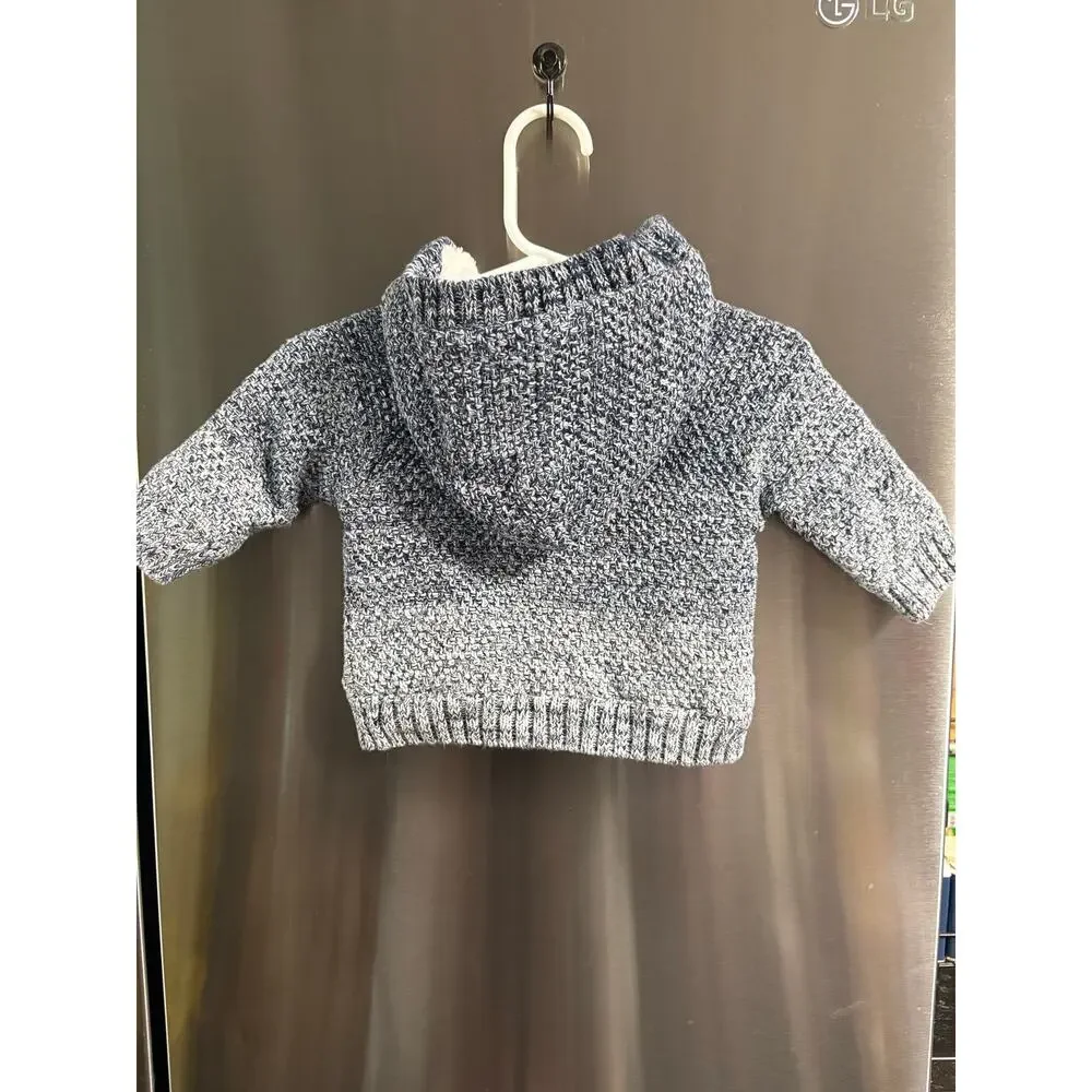 Grayscale Button Up Coat - Koala Baby - 0-3mo
